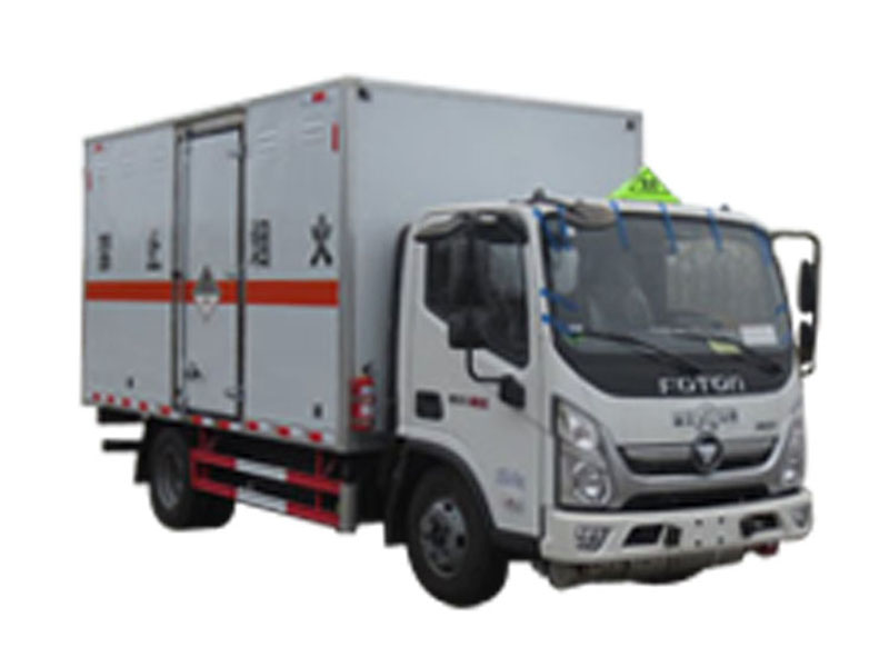 福田4吨易燃气体厢式运输车